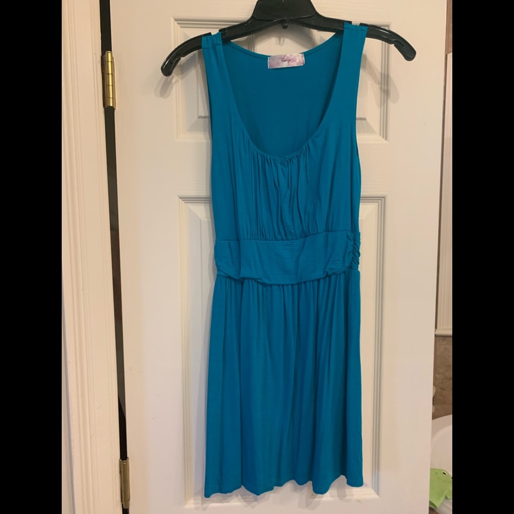 Tulip blue dress